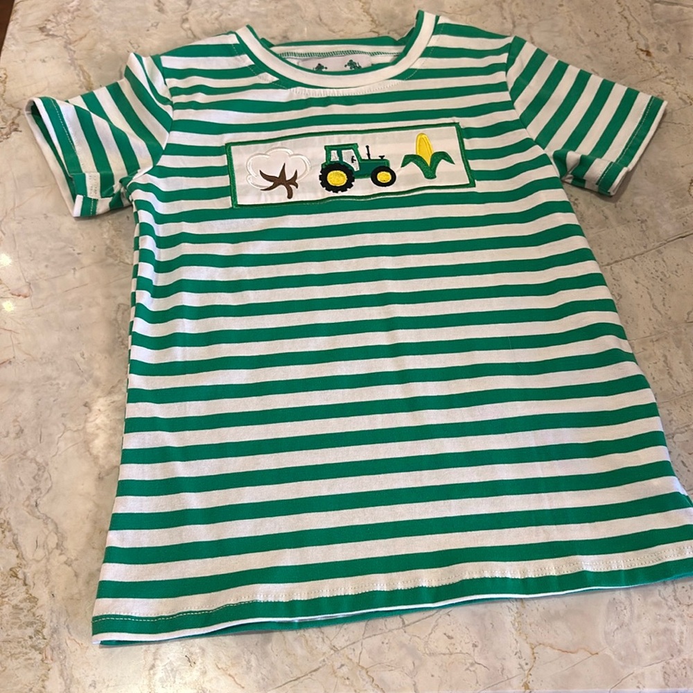 NWOT SoMi Boutique Farmer Themed Shirt